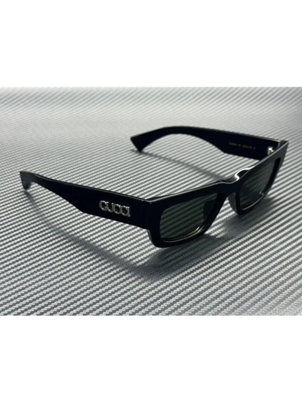 New Gucci Men Black Sunglasses 52-19-145